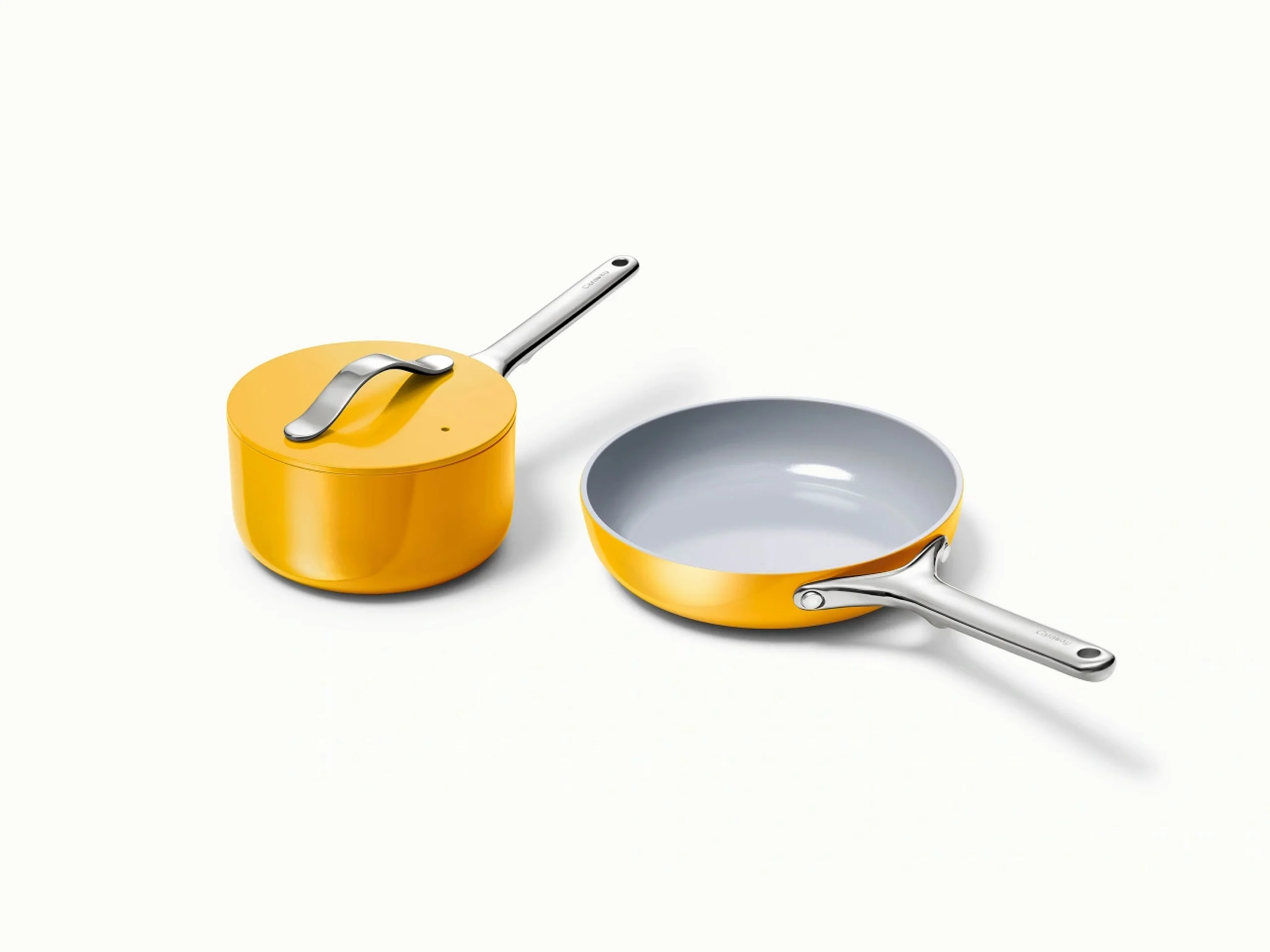 Daily Duo Ceramic-Coated Fry Pan Set with 10.5 Inch Pan