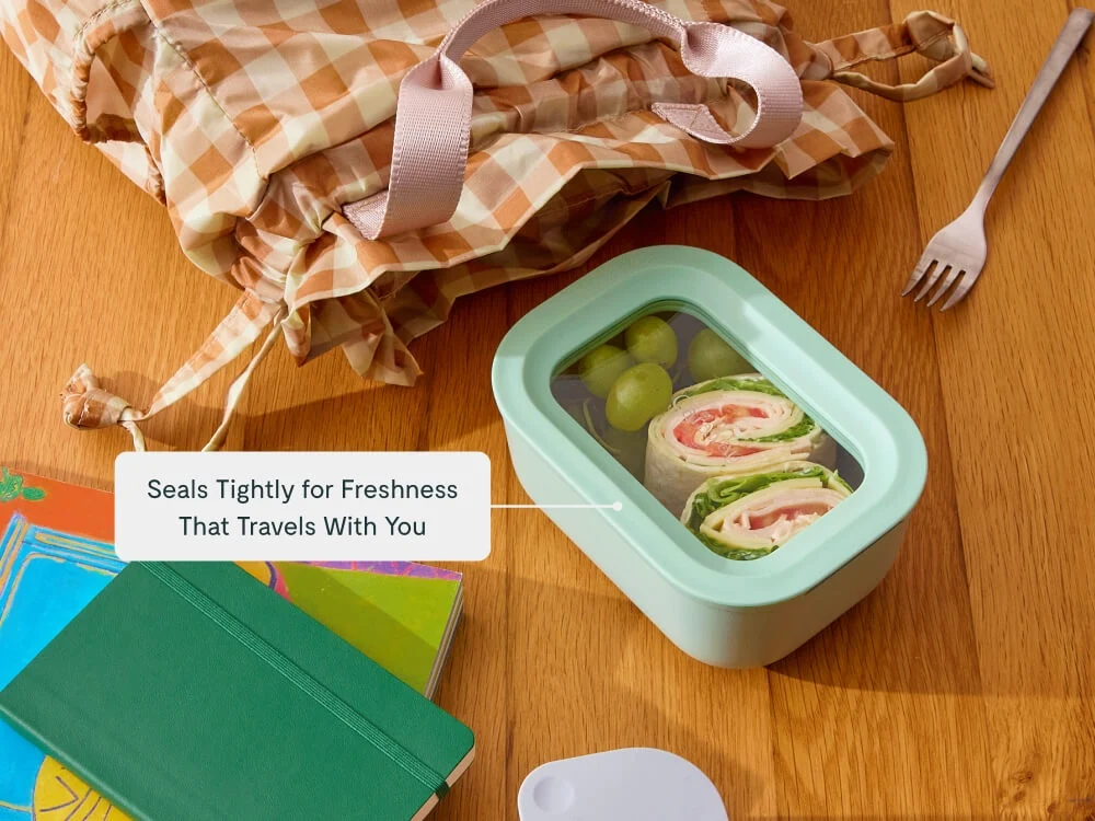 Boîte rectangulaire mini pour meal prep et rangement