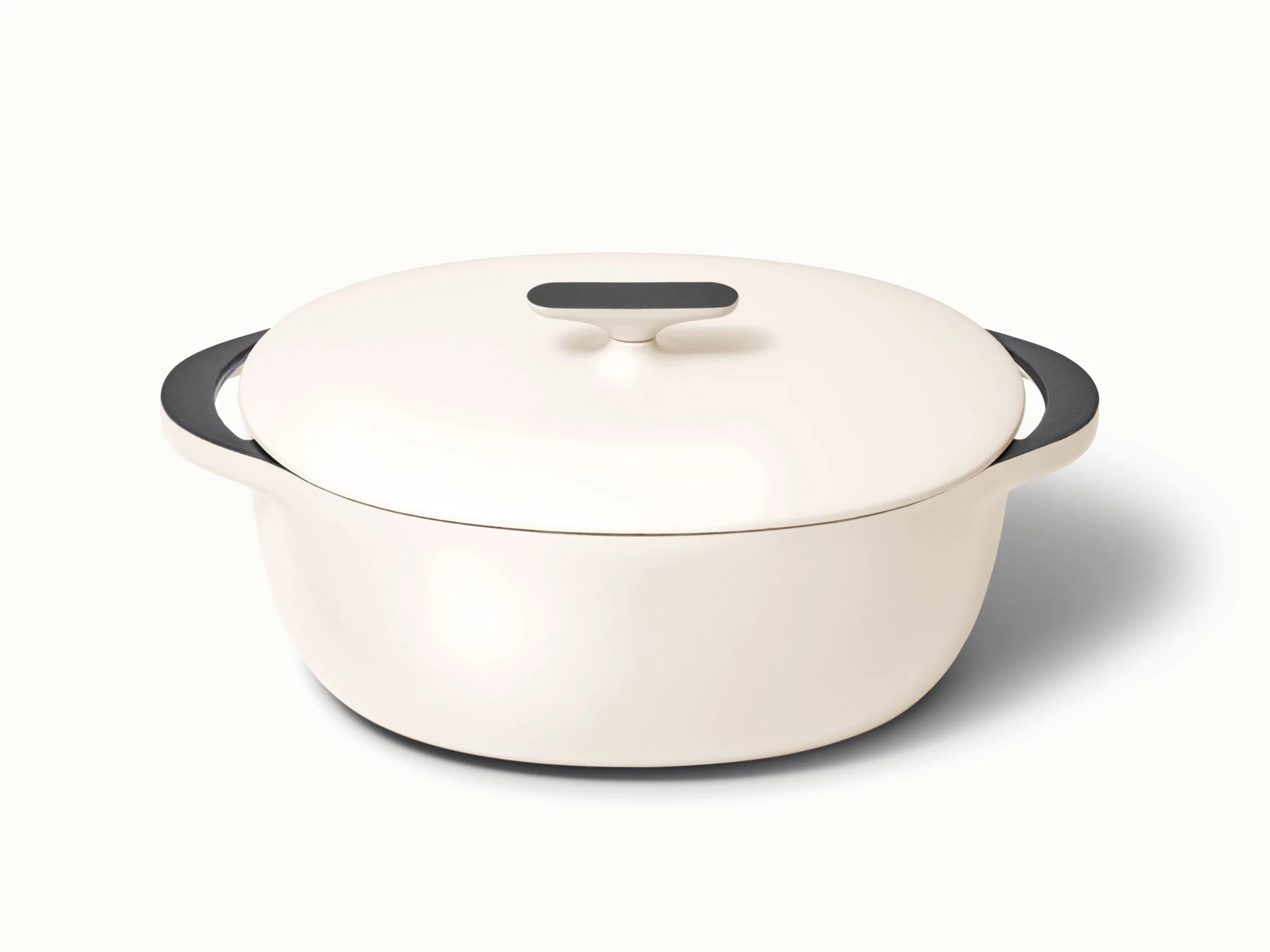 8 qt Enameled Cast Iron Oval Dutch Oven for Braising and Roasting