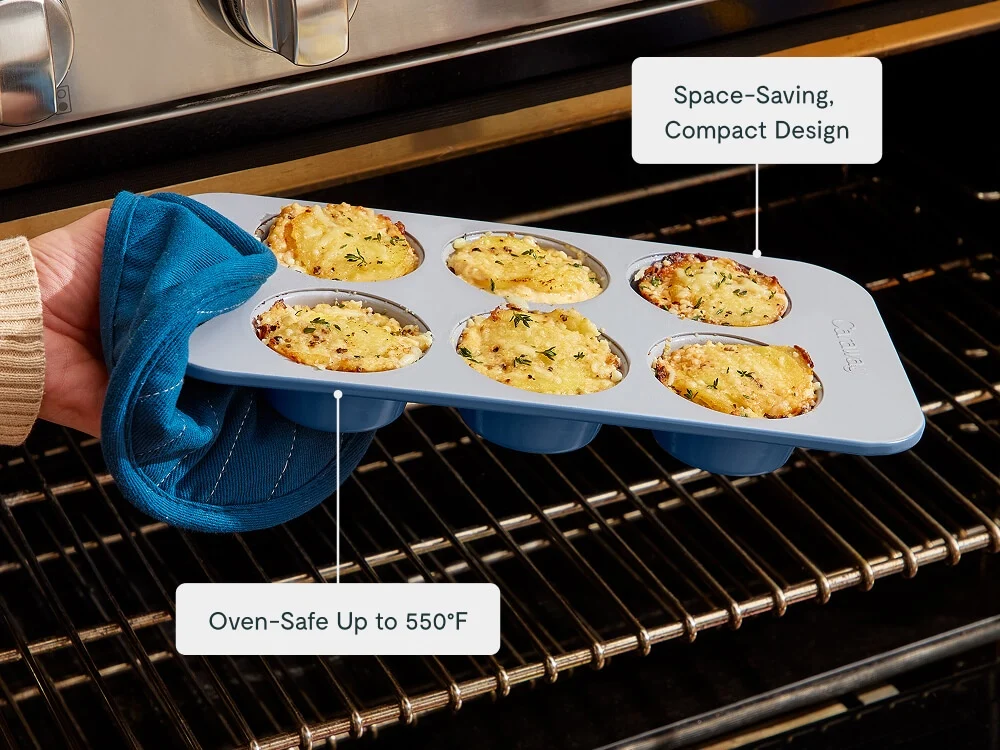 Muffin Pan Trio Built for Cupcakes and Quiches