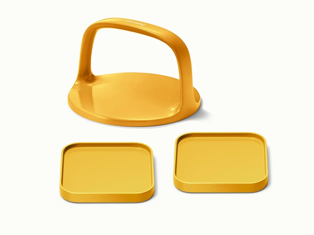 3-Piece Press and Rest Bundle with 6 Inch Grill Press