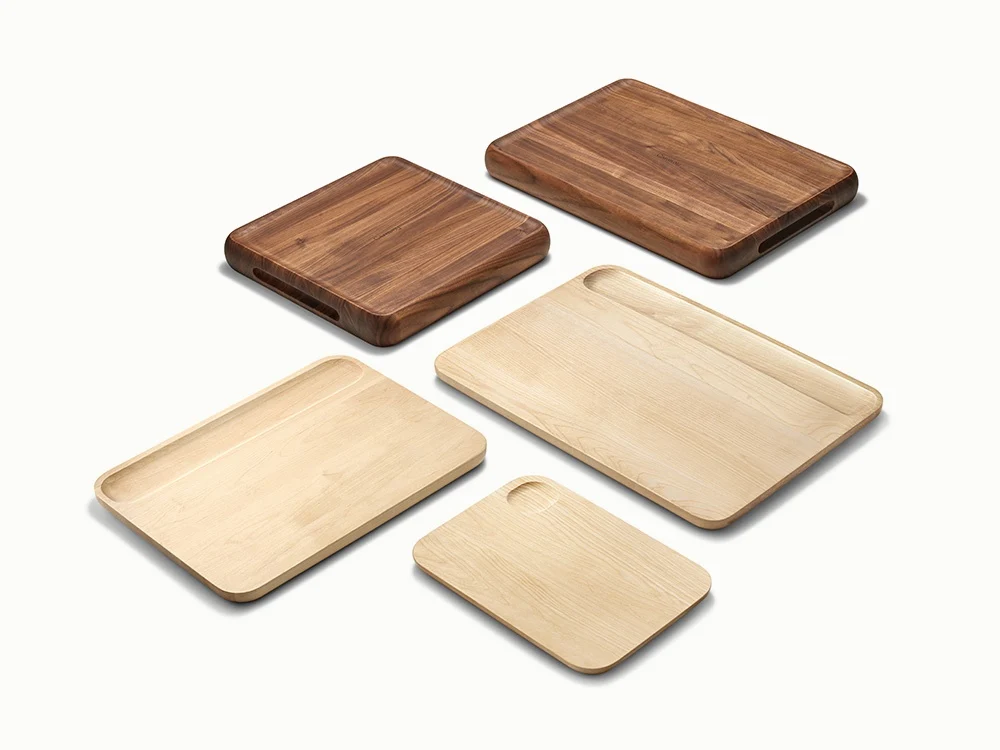 Ensemble complet de planches à découper avec blocs de boucher préparation et service