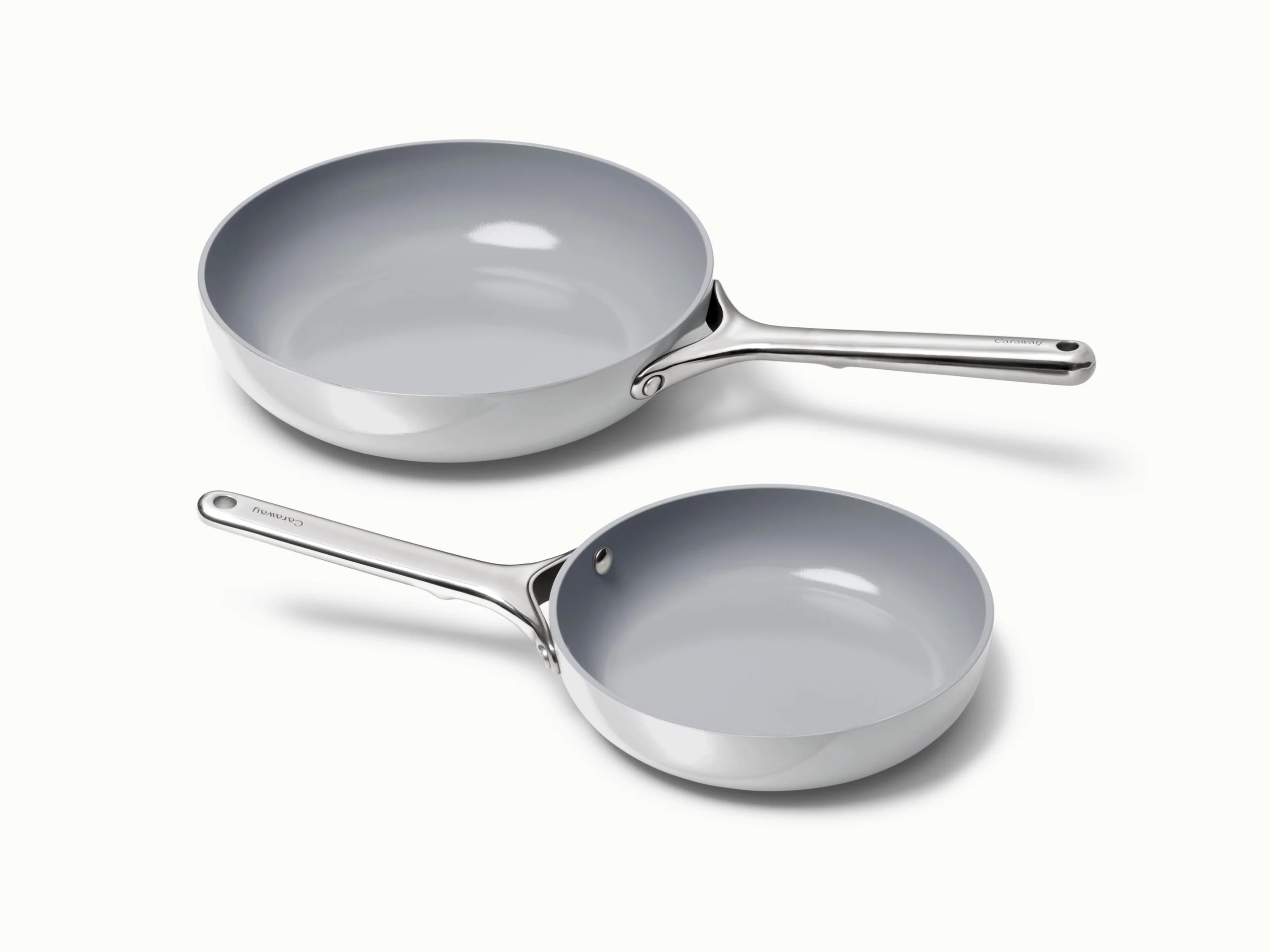 Fry Pan Duo: Ceramic Non-Stick Frying Pan by Carawayhome