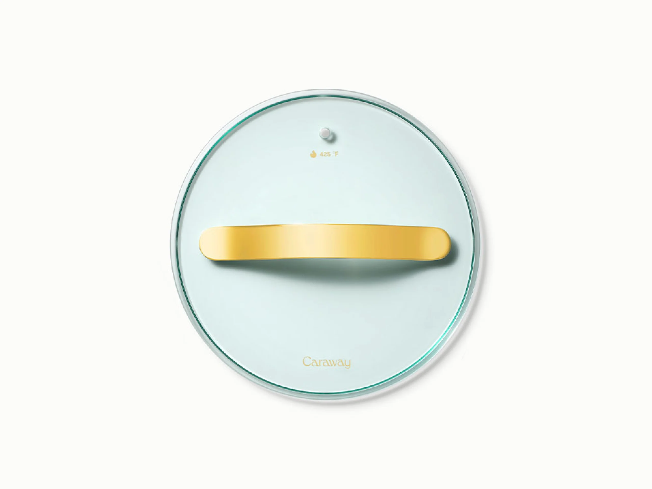 Tempered Glass Lid with Gold Hardware for Dutch Oven and Fry Pan