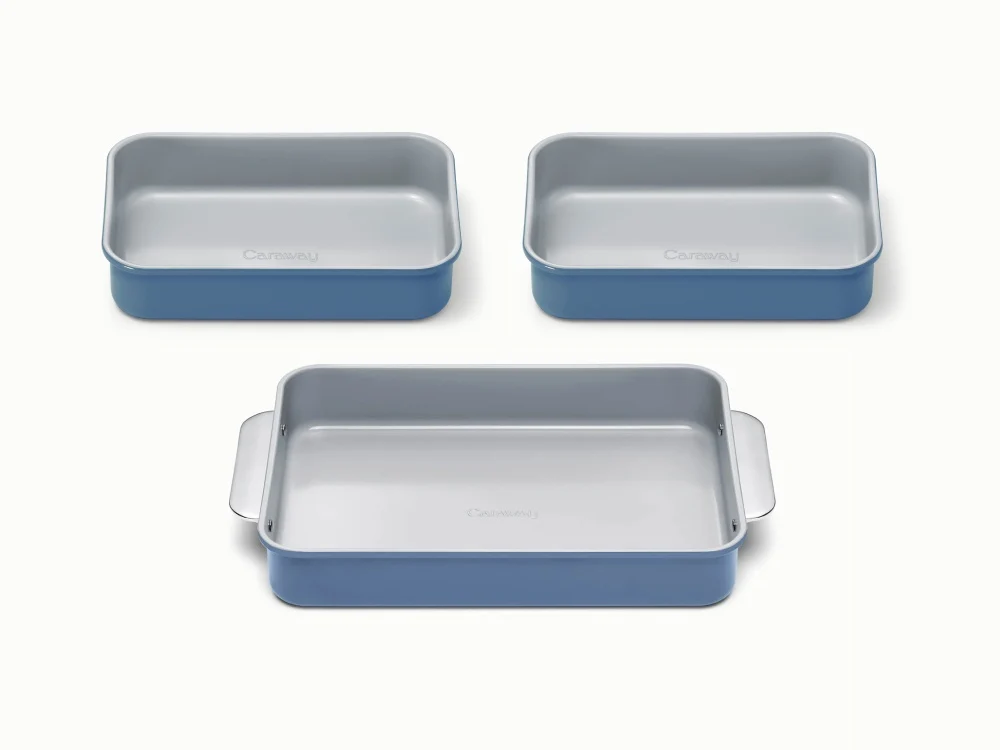 Rectangle Pan Trio for Sweet and Savory Oven Cooking