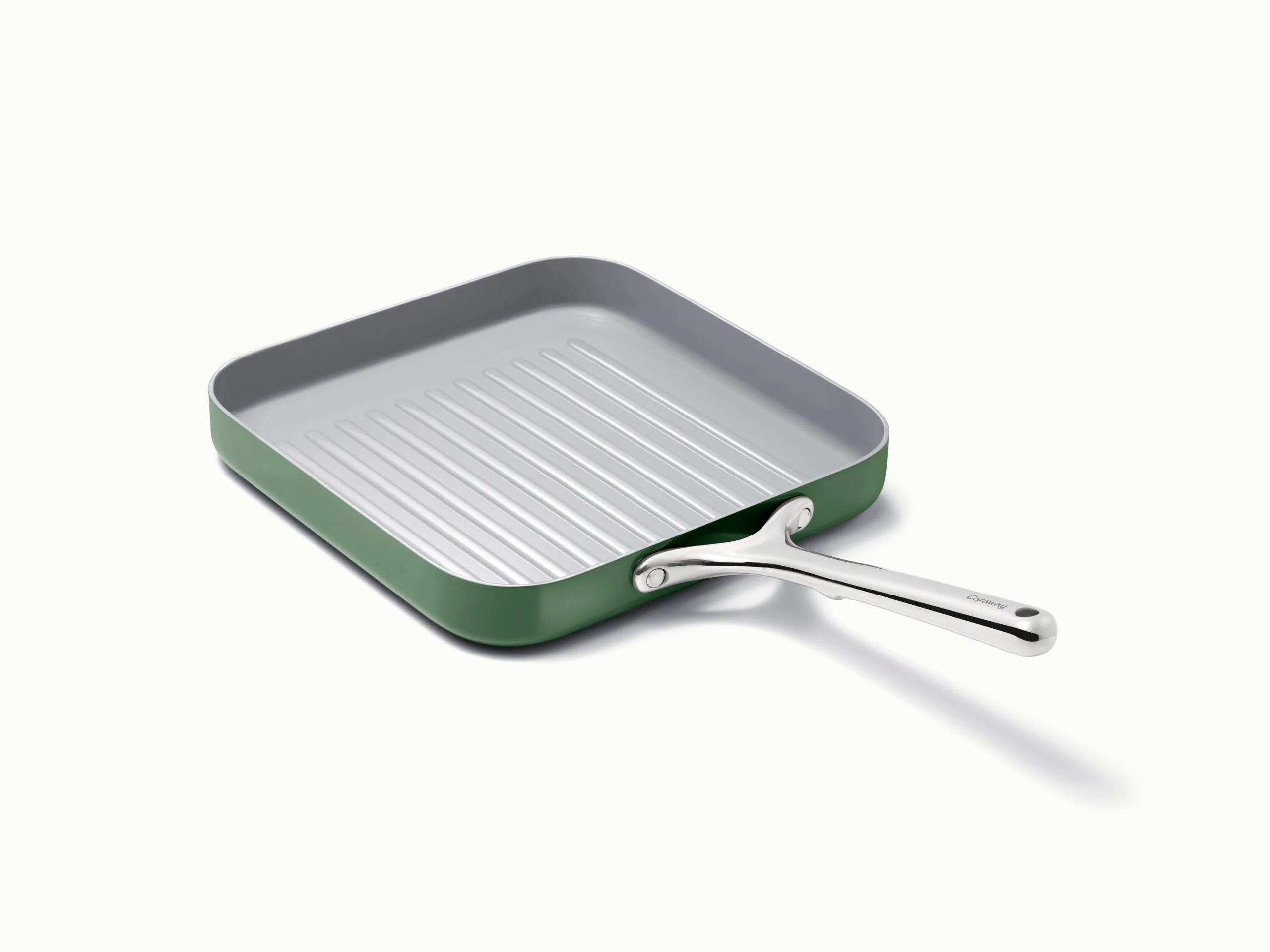 Ceramic Square Grill Pan for Indoor Searing and Grilling