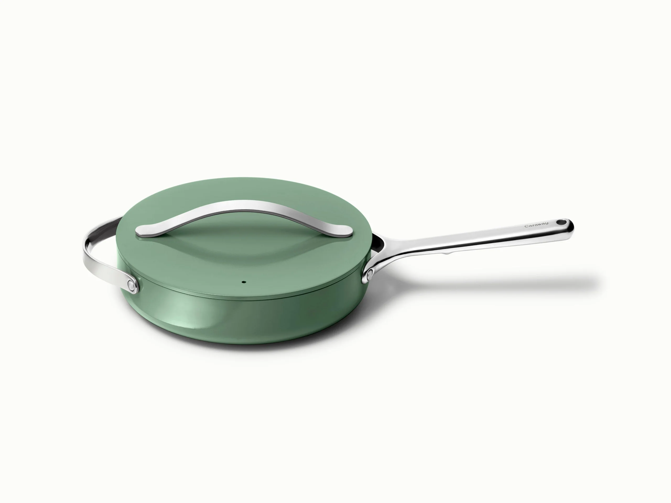3 qt Ceramic-Coated Small Sauté Pan for Vegetables and Sauces