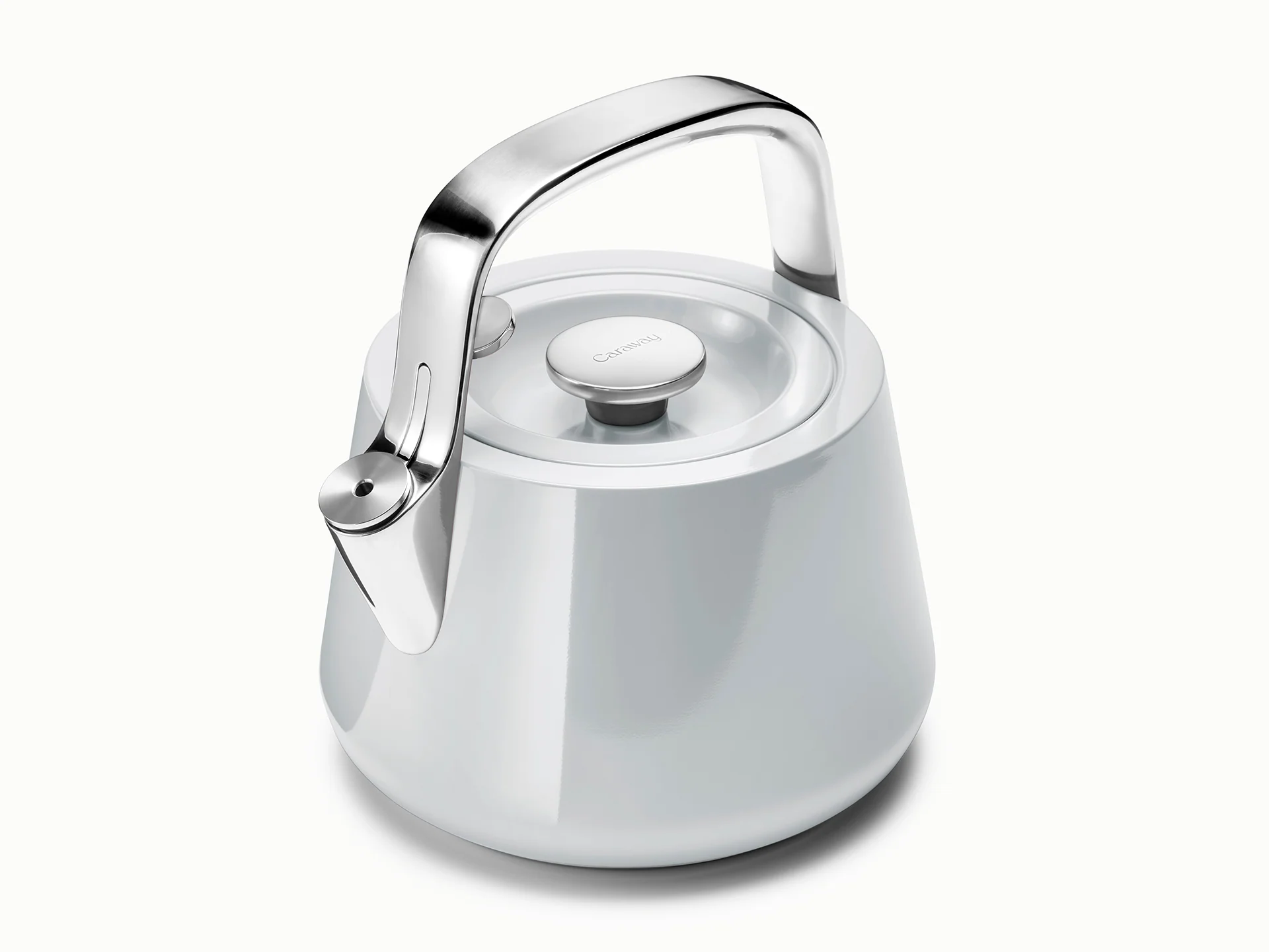 Whistling Stovetop Tea Kettle with Ceramic-Coated Stainless Steel Body