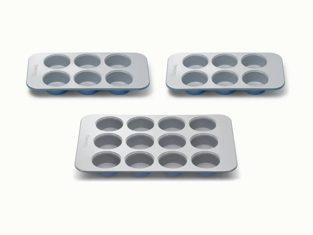 Muffin Pan Trio Built for Cupcakes and Quiches