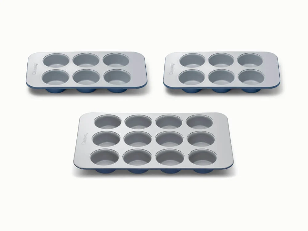 Muffin Pan Trio Built for Cupcakes and Quiches
