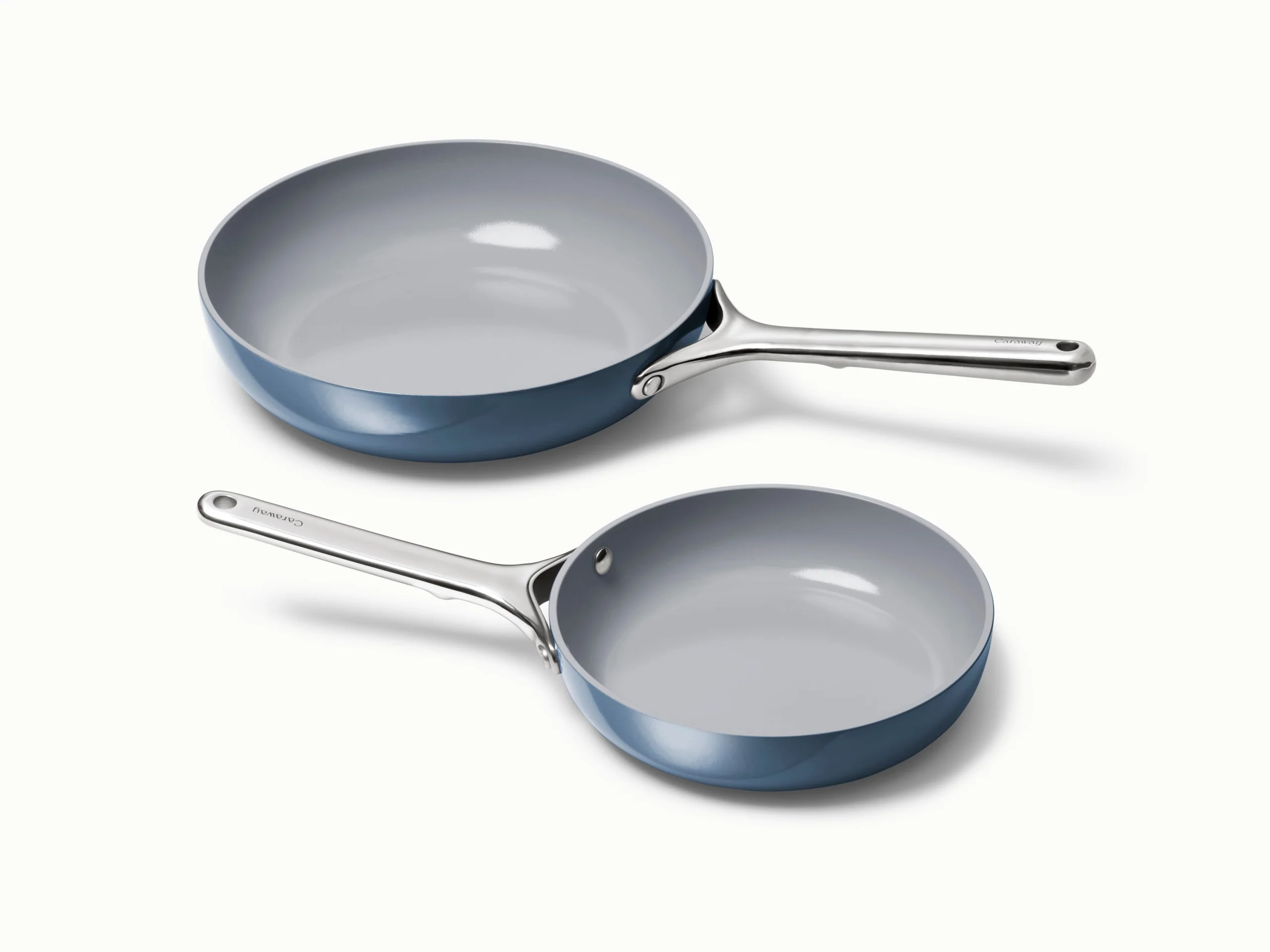 Fry Pan Duo: Ceramic Non-Stick Frying Pan by Carawayhome
