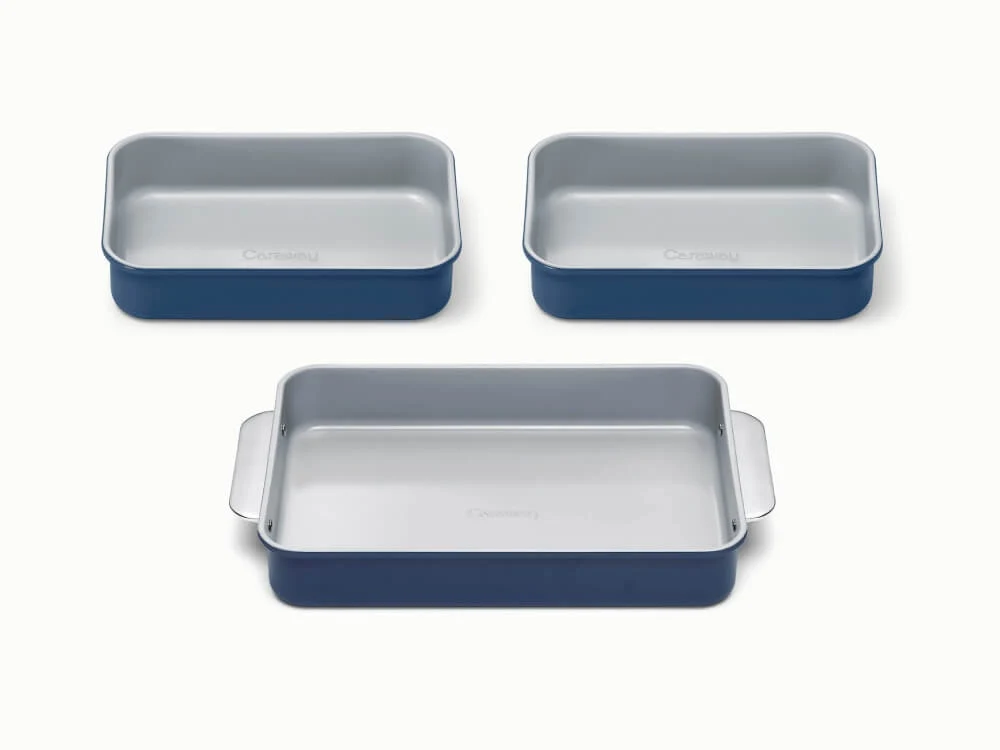Rectangle Pan Trio for Sweet and Savory Oven Cooking