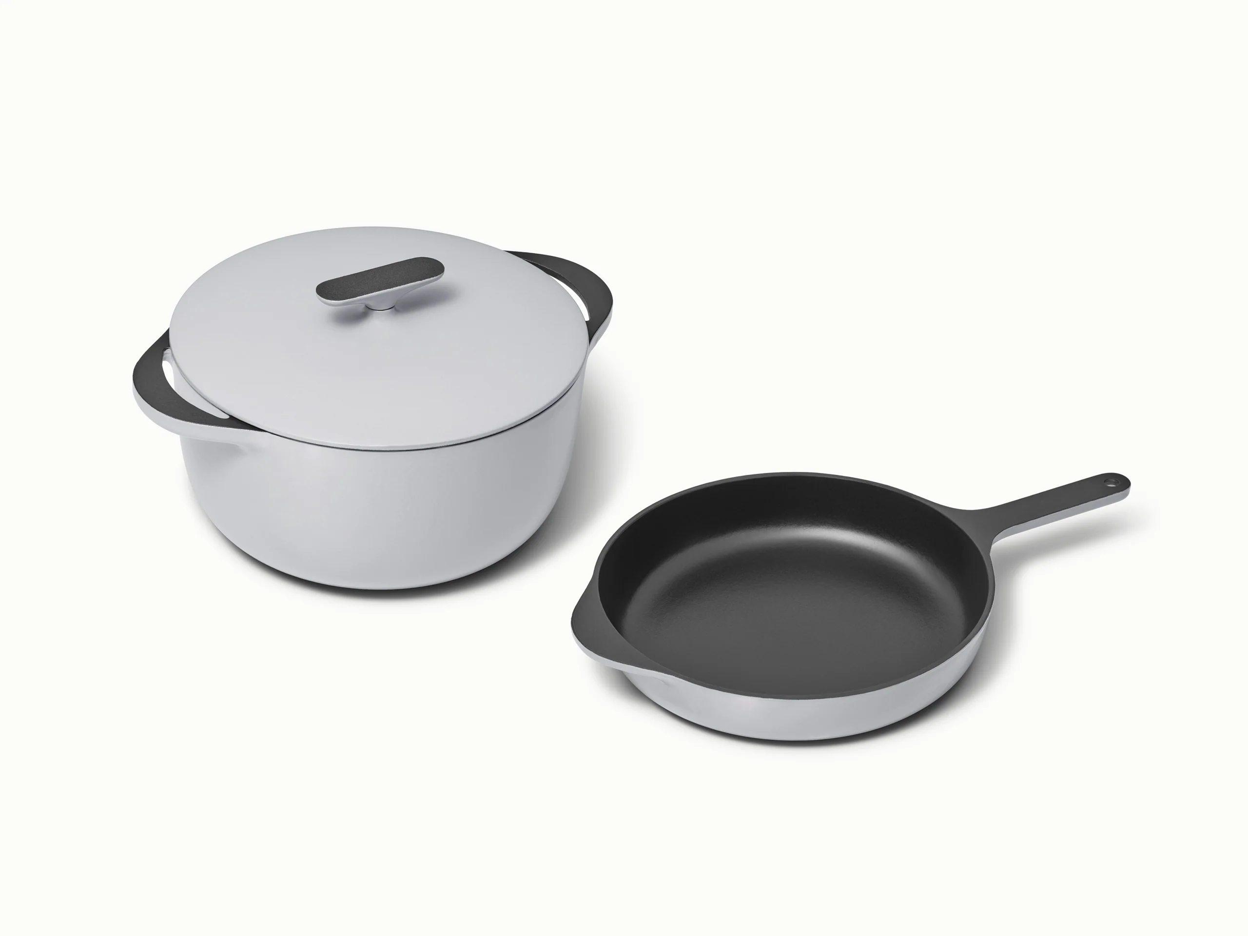 Cast Iron Skillet and Dutch Oven Duo for Sears and Slow Cooking