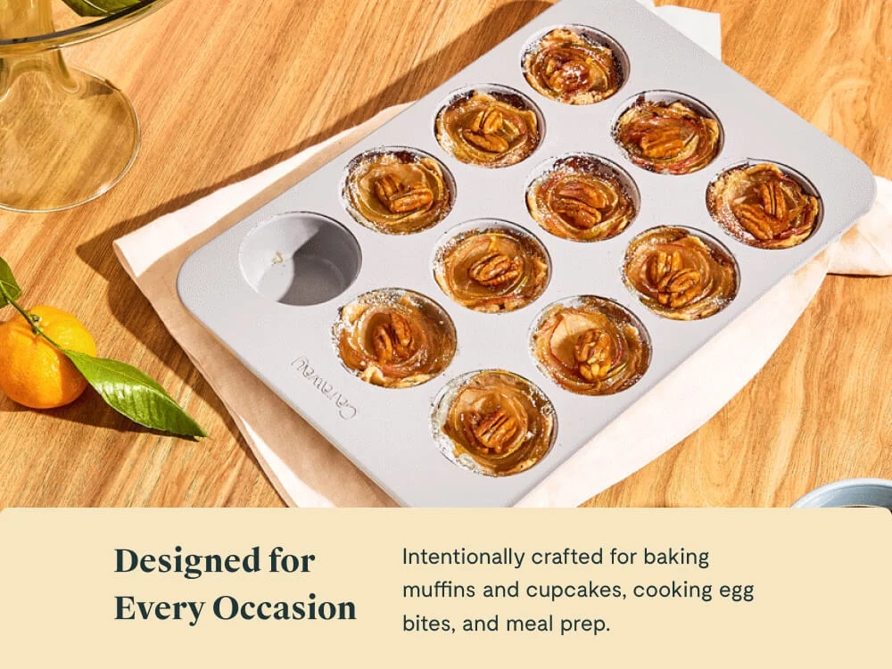 Muffin Pan Trio Built for Cupcakes and Quiches