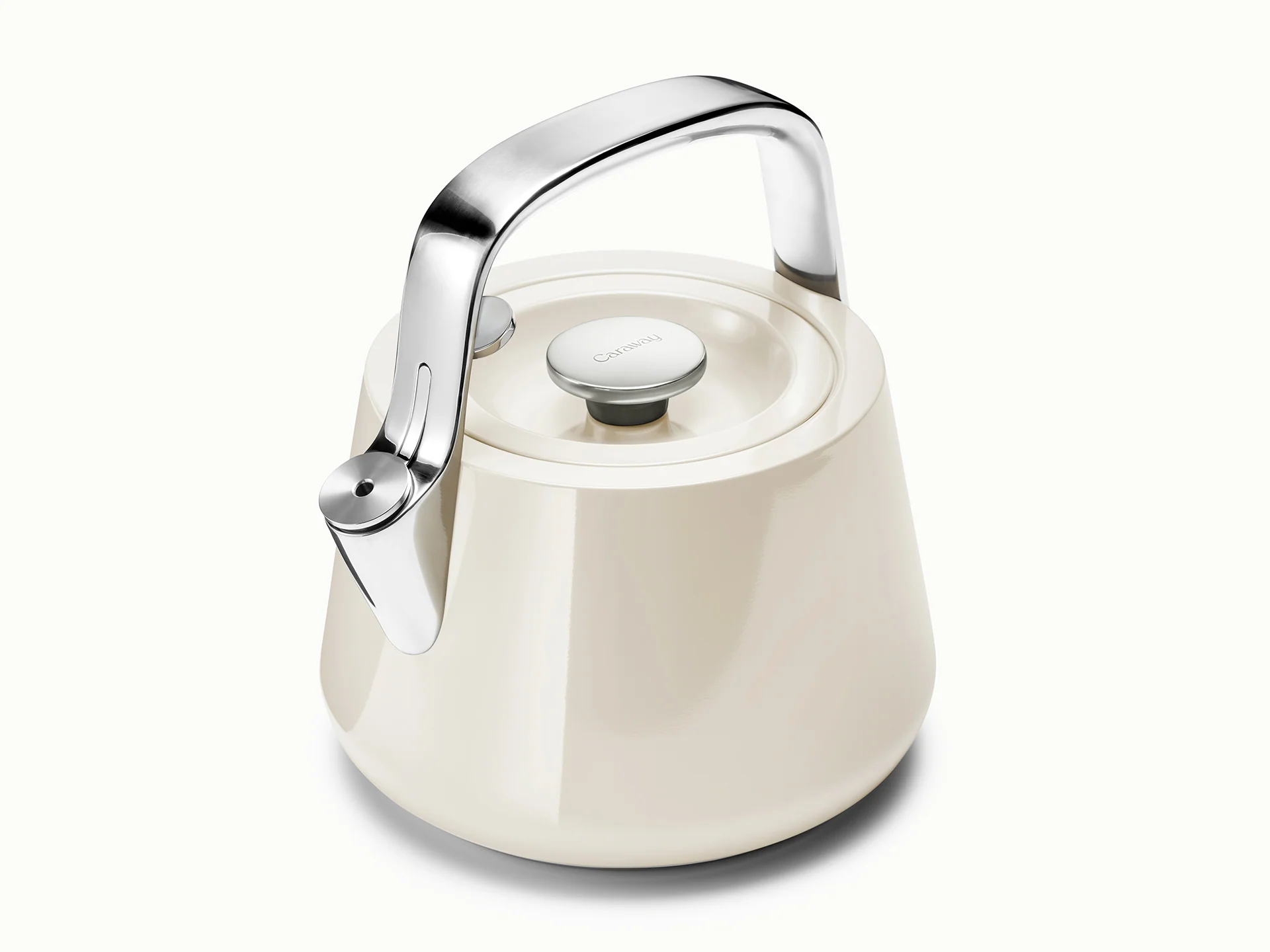Whistling Stovetop Tea Kettle with Ceramic-Coated Stainless Steel Body