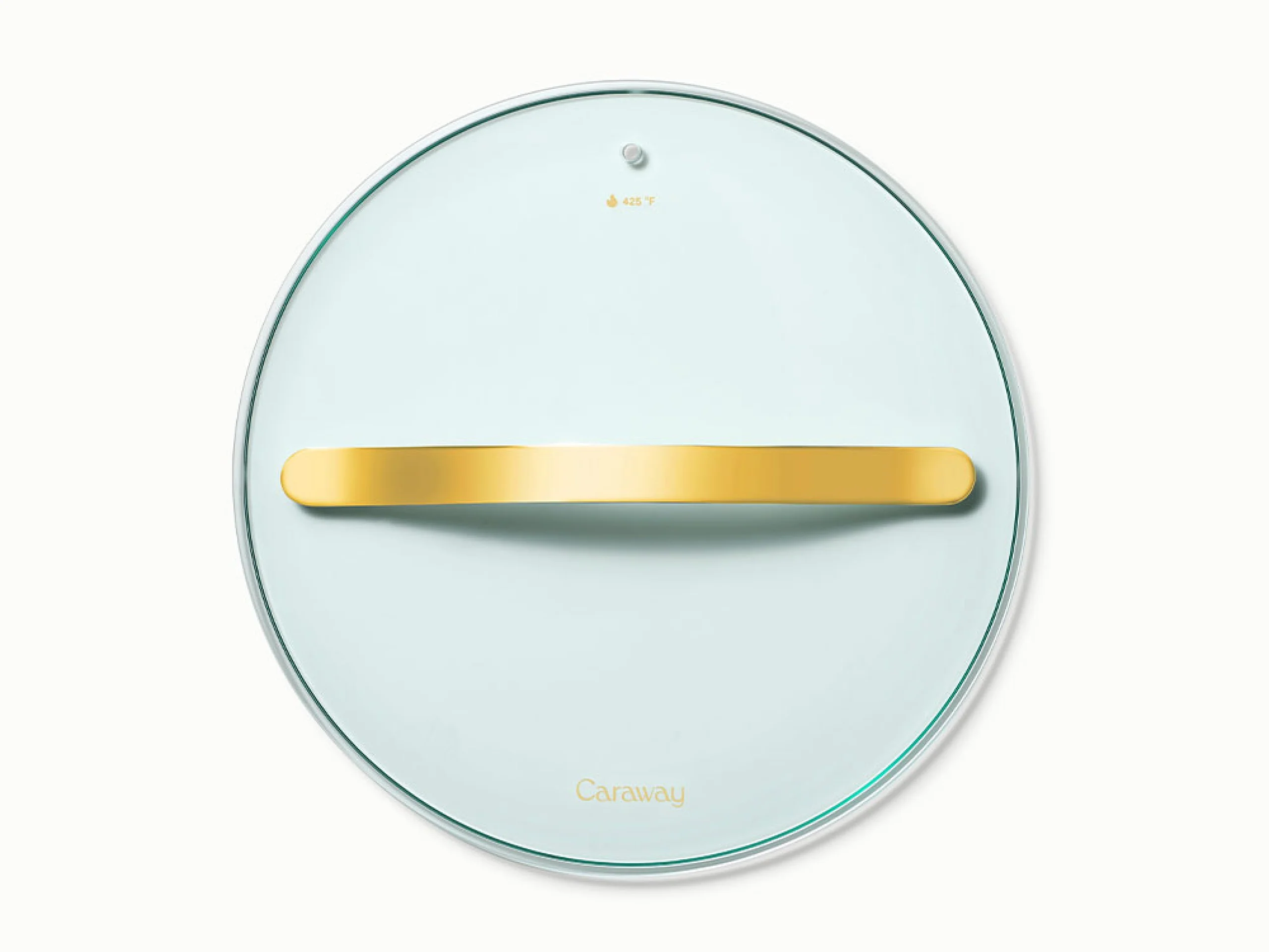 Tempered Glass Lid with Gold Hardware for Dutch Oven and Fry Pan