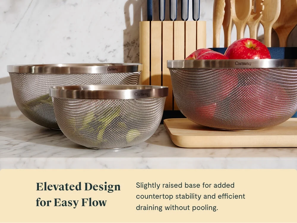 9-Piece Mixing Bowl and Strainer Set for Everyday Prep