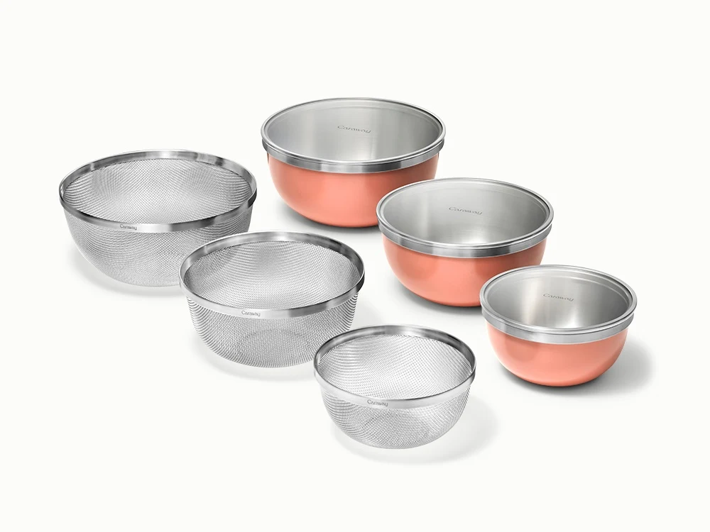 9-Piece Mixing Bowl and Strainer Set for Everyday Prep