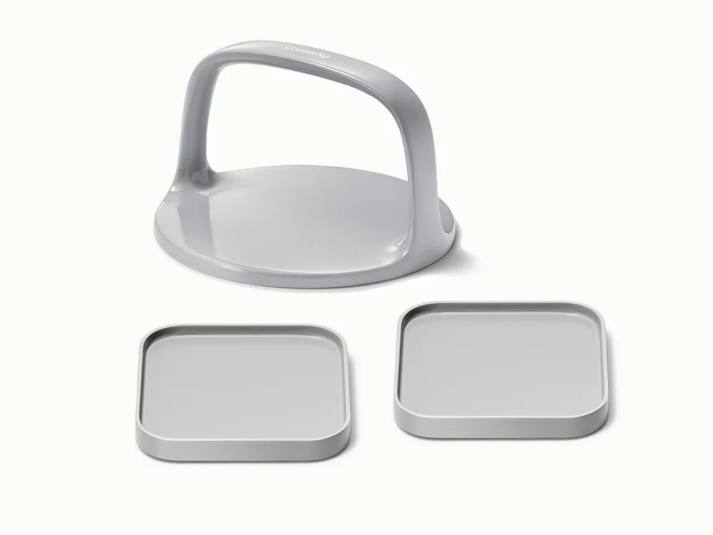 3-Piece Press and Rest Bundle with 6 Inch Grill Press
