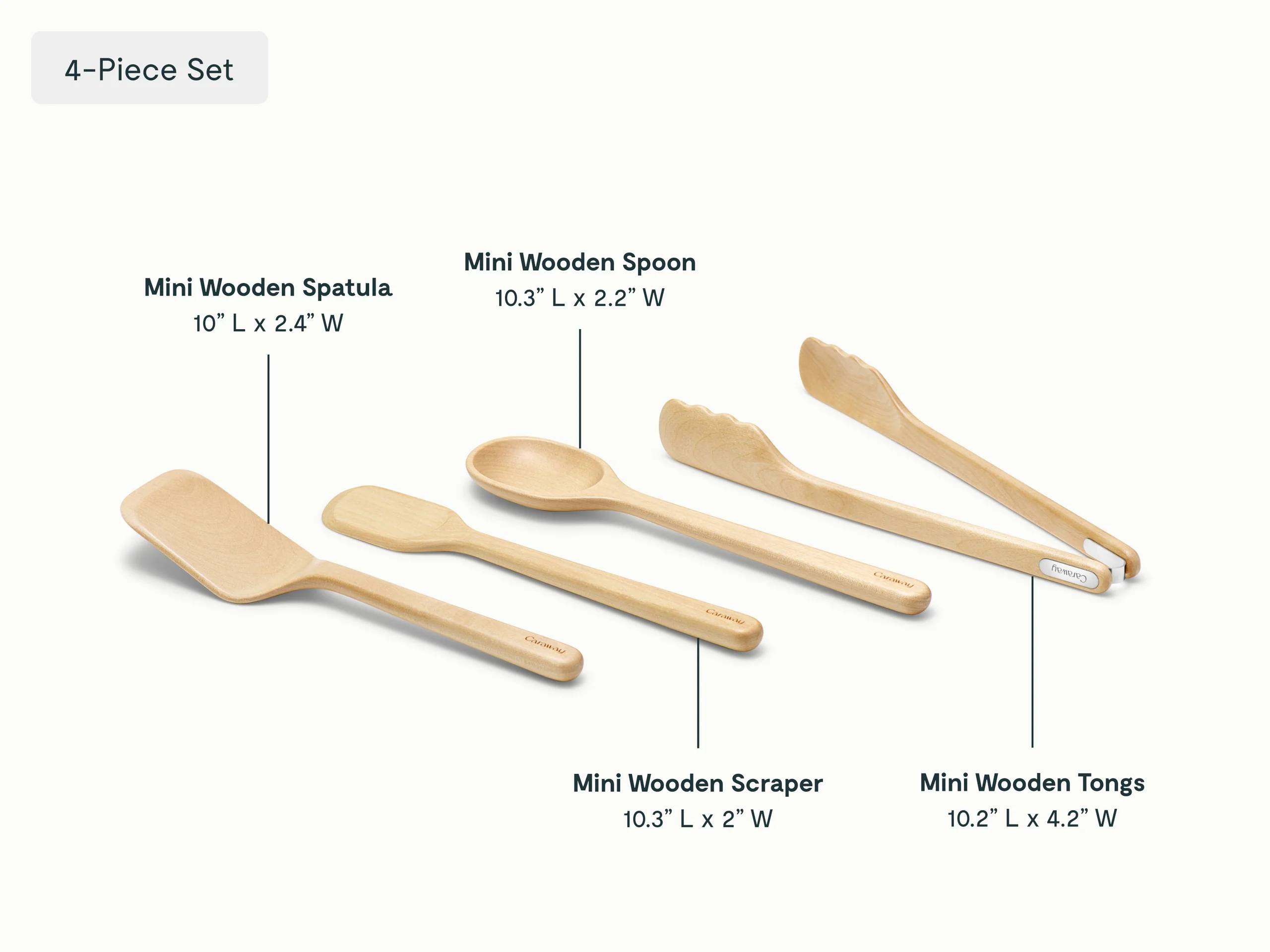 Mini Utensil Set for Small Pans and Tight Spaces