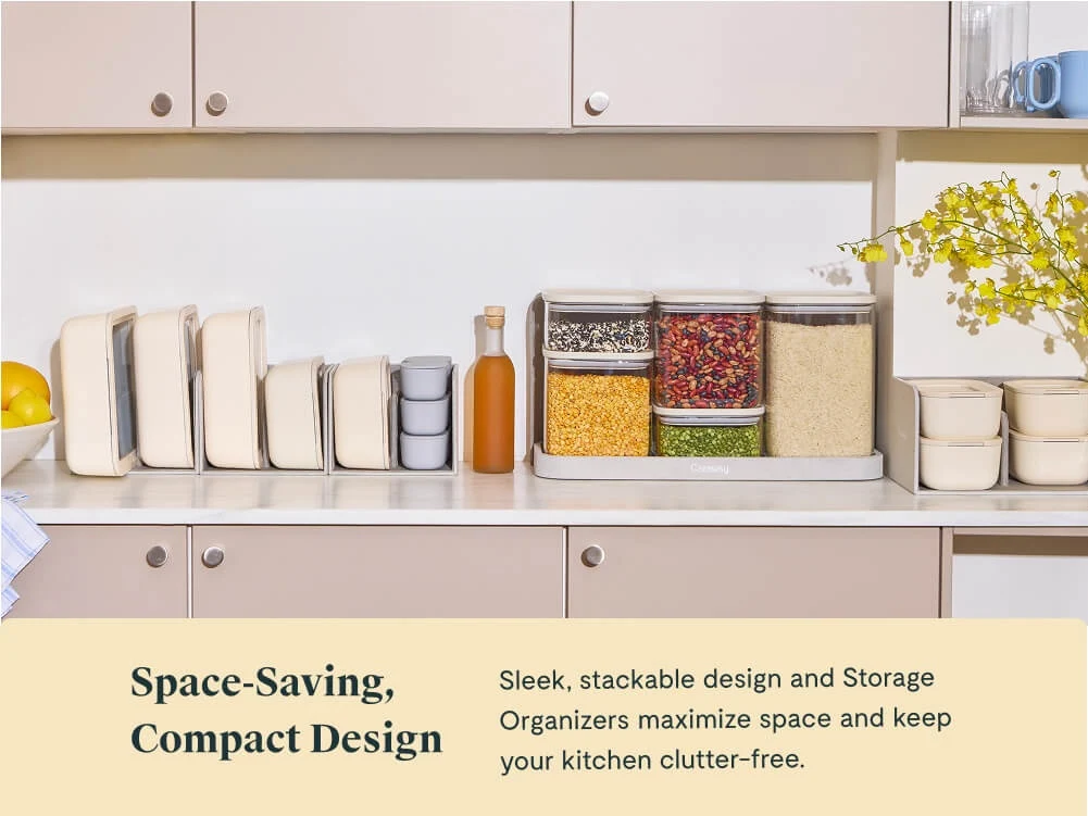 Complete Kitchen Organization Bundle BPA-Free Stackable Containers