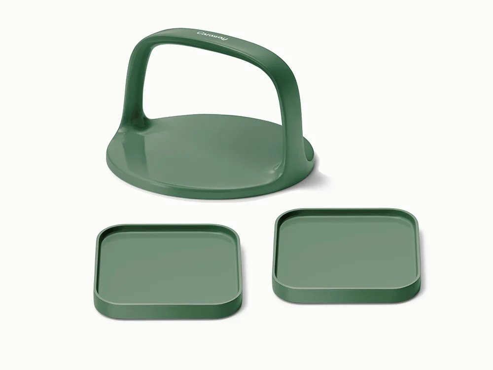 3-Piece Press and Rest Bundle with 6 Inch Grill Press