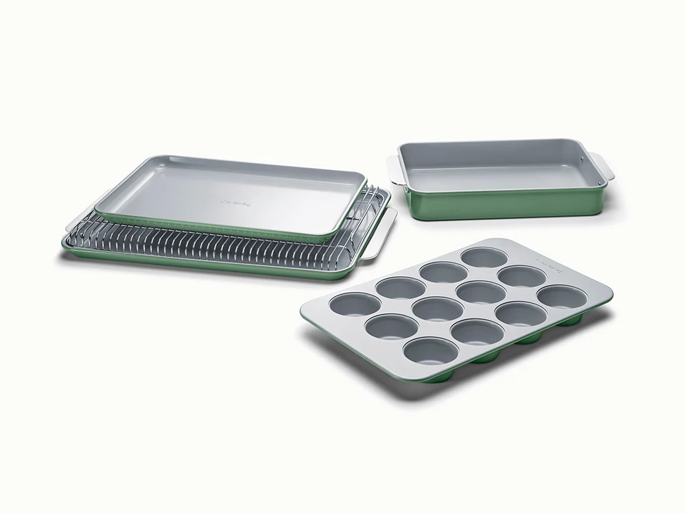 Conjunto de 6 peças de assadeiras Half, com revestimento cerâmico e antiaderente